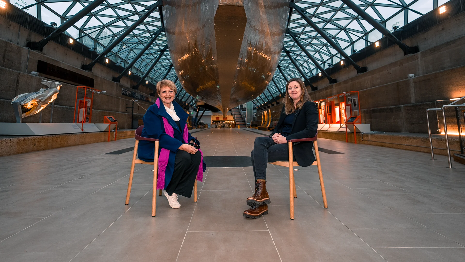 Visit the historic Cutty Sark with Anne Diamond & Louise Macfarlane |  Viking.TV