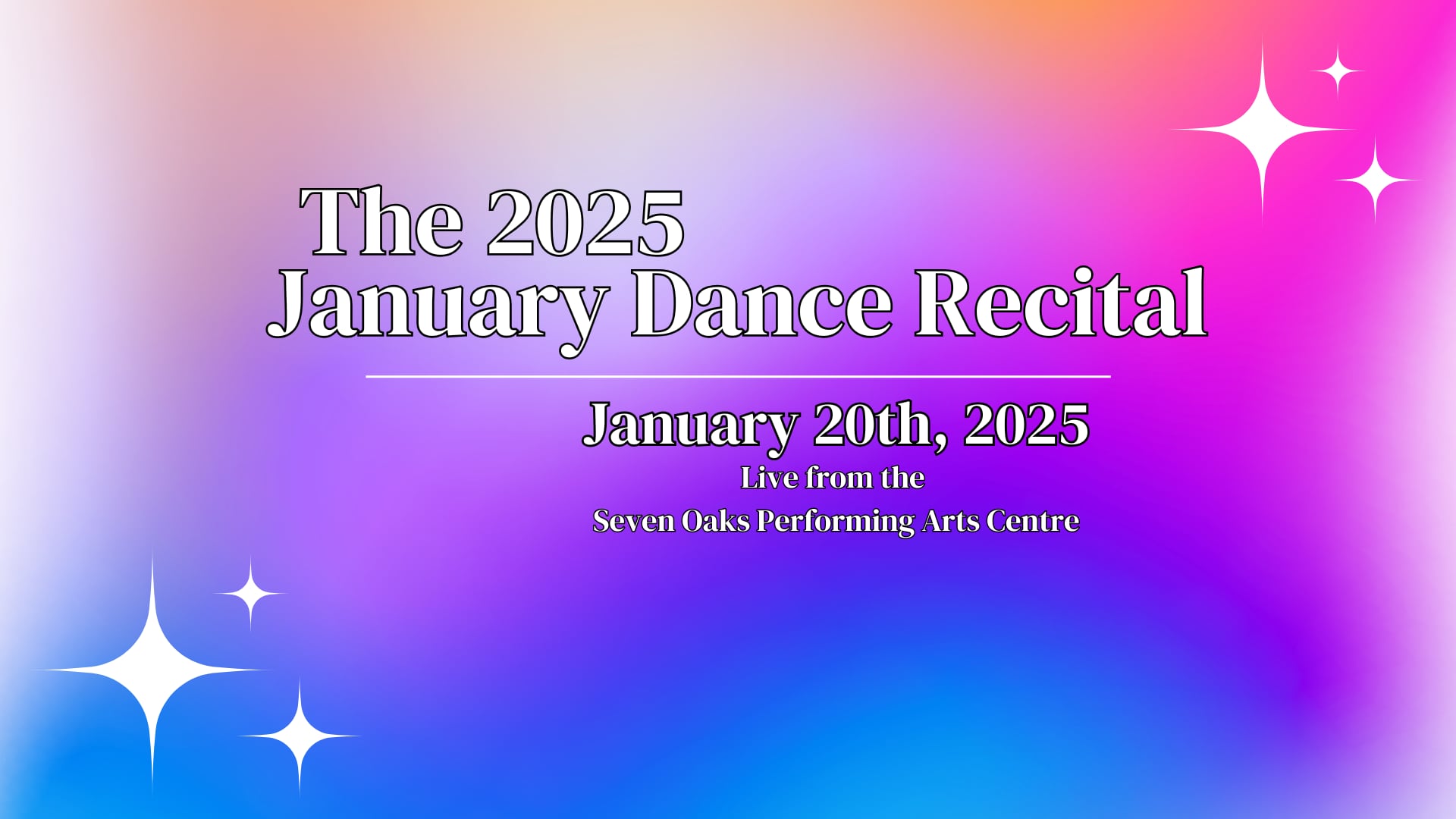C7O-559 - The 2025 January Dance Recital