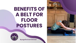 Benefits of a Belt for Floor Postures