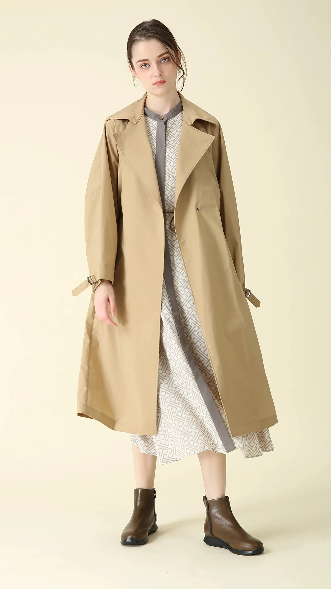 ラミネート 撥水 トレンチコート ｜ MORABITO BLANC（モラビトブラン