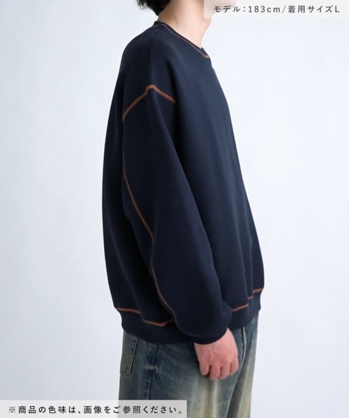 YOKE 19ss PIPING SWEAT（roundabout ラウンダバウト | Sashiko Crew  