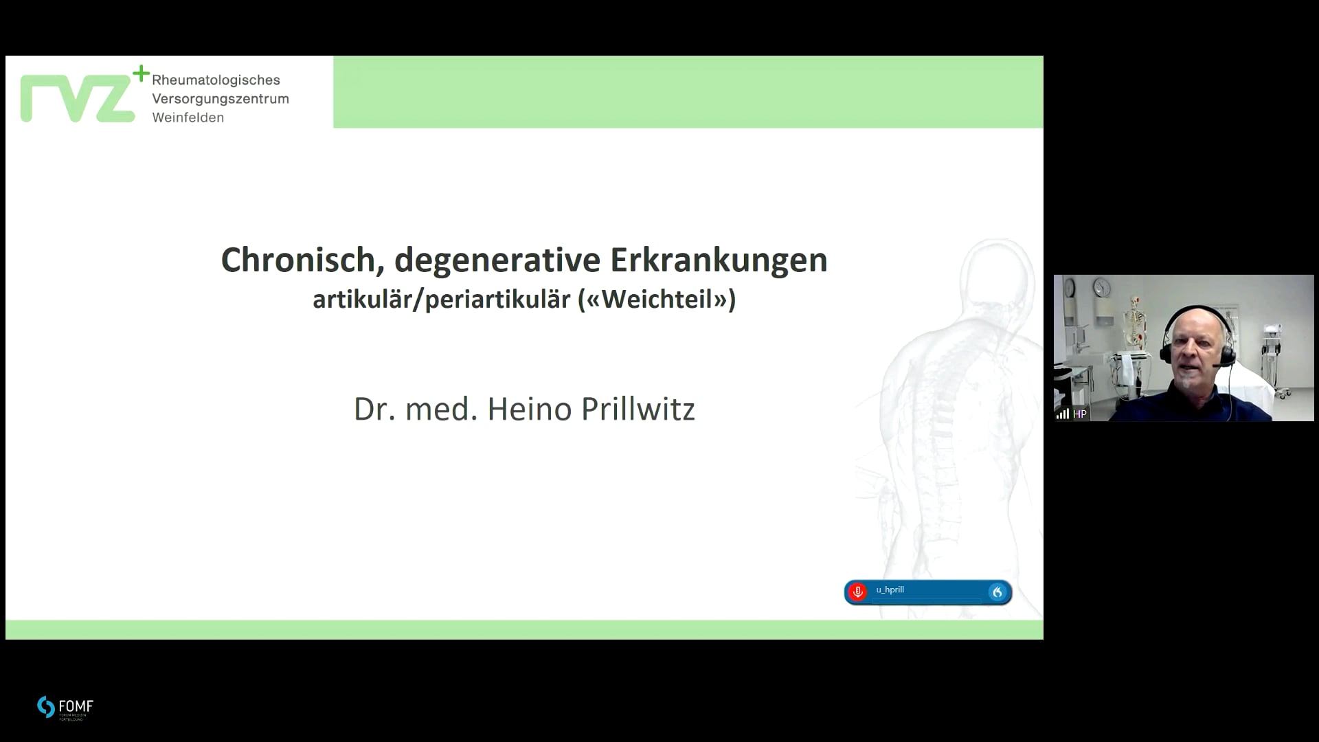 Chronisch degenerative rheumatische Erkrankungen