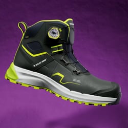 Chaussures de sécurité noires / vertes Solid Gear Sonar Mid