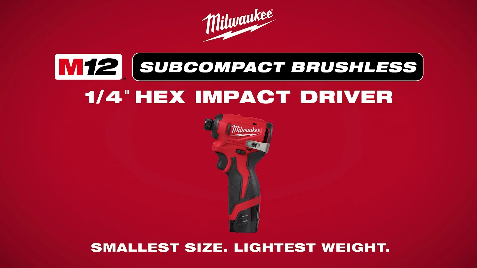 Milwaukee M12 Subcompact Brushless 3PC Kit | 3494-23R