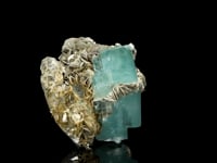 Aquamarine on Muscovite - 8.77 Lb