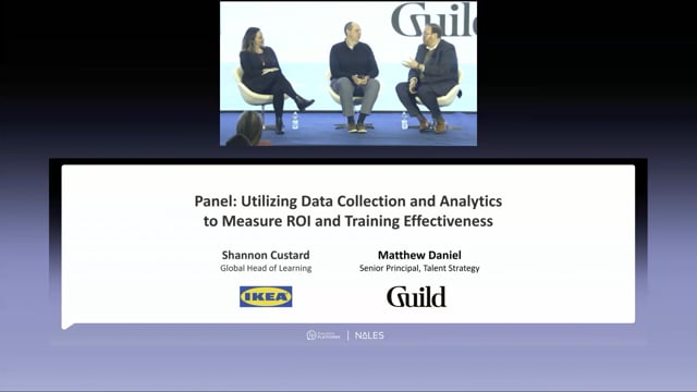 Panel: Utilizing Data Collection and Analytics to Measure ROI and Training Effectiveness