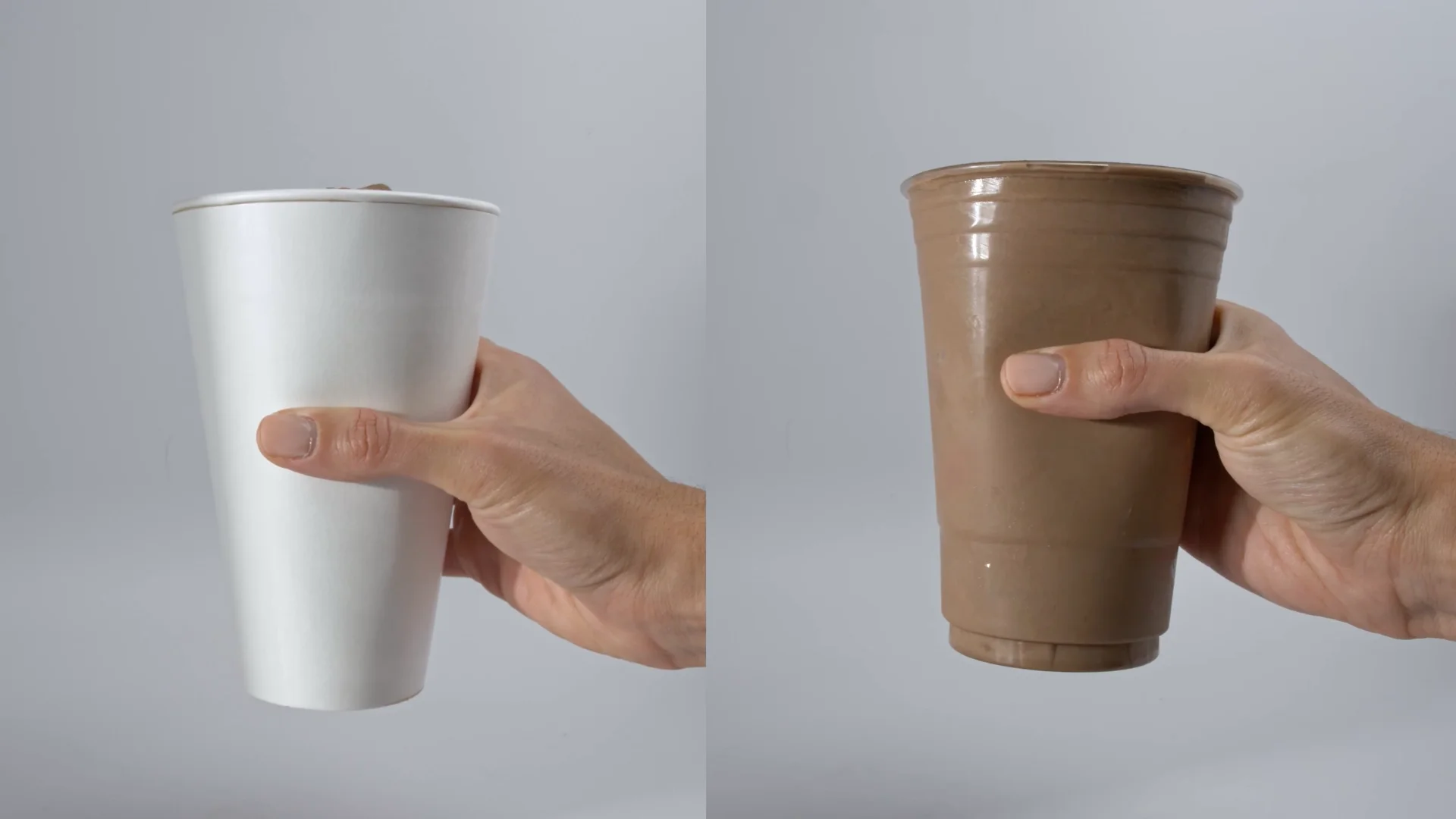 Graphic Packaging Cold&Go™ Insulated Cold Cup vs Thermoformed Plastic ...