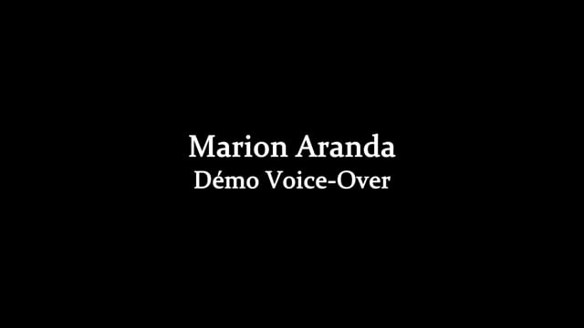 Démo Voice-Over