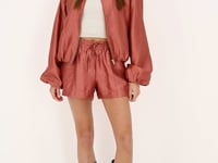 Pink bomber satin look | My Jewellery