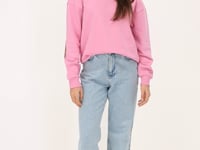 Pink oversized sweatshirt "Bonheur" | My Jewellery