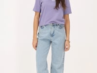 Lilac T-shirt with "Paris Paris" embroidery | My Jewellery