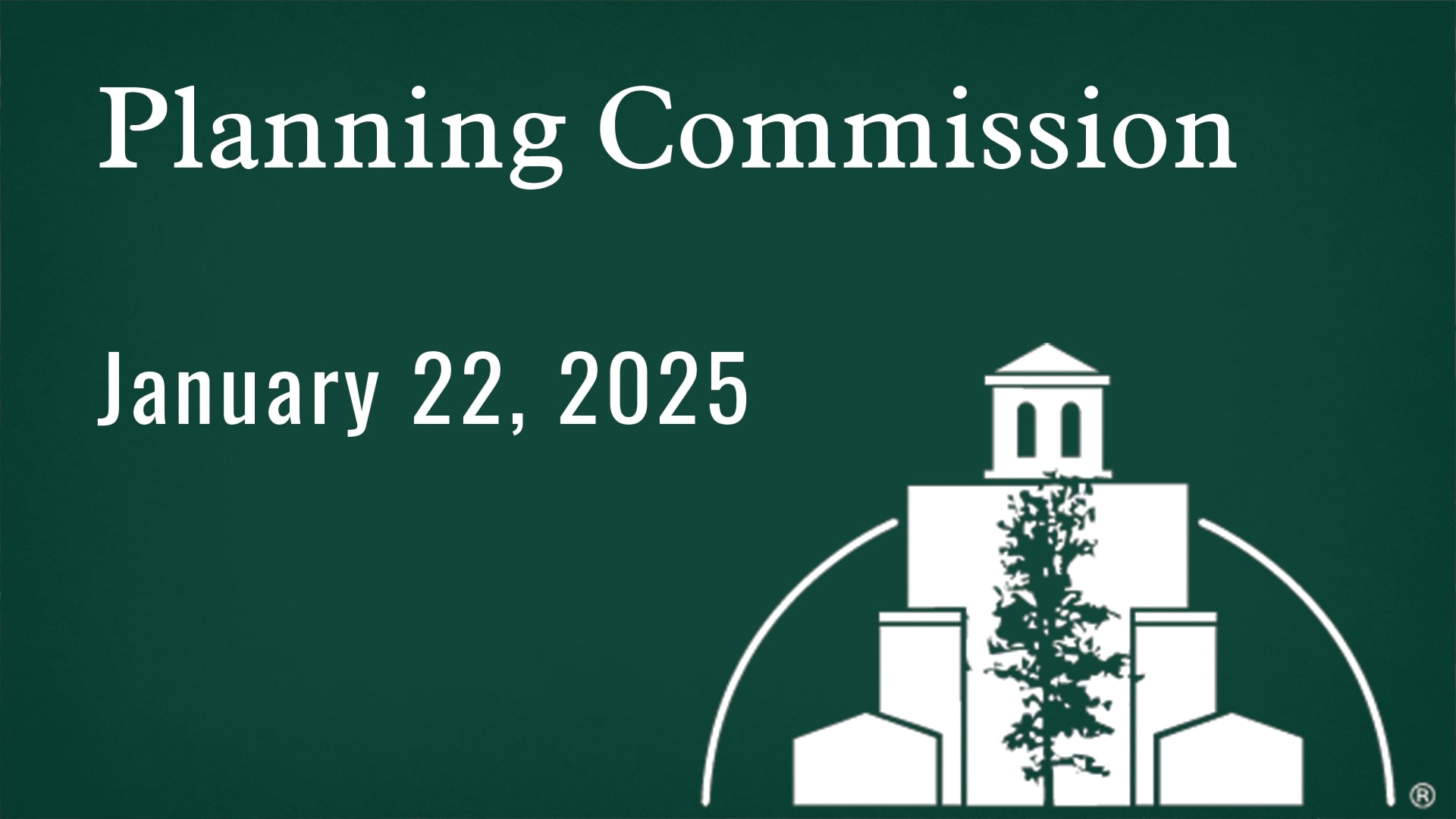 Planning Commission January 2025