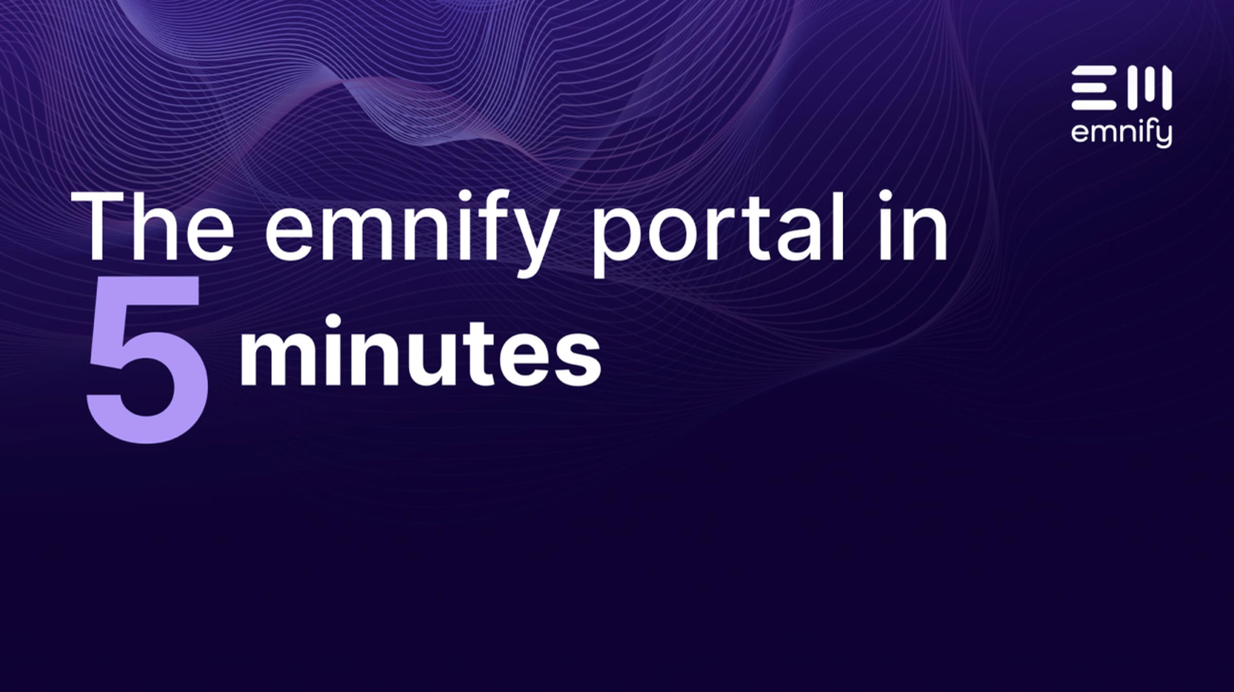 The emnify portal in 5 minutes | Videos & Movies on Vimeo