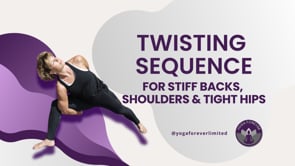 Tasty Twisting Sequence for stiff backs, shoulders and tight hips