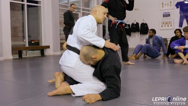 Half Guard Escape and Pass Continuation