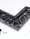 Vídeo: MOLDAGEM CLÁSSICA DE ESPELHOS GRAVADOS. 115x40mm. PRETO MATE