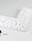 Vídeo: MOLDURA GRABADA CLASICA ESPEJOS | 115x40mm | BLANCO MATE