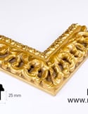 Vídeo: MOLDURA GRABADA CLASICA ESPEJOS | 115x40mm | ORO VIEJO