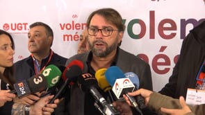 Camil Ros es reelegit per tercer cop secretari general d'UGT a Catalunya