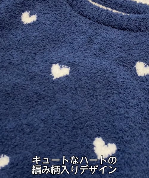 新品タグ付き　ピーチジョン♡ホイップリーチェックパジャマ　ルームウェア　完売品 ふわふわもこもこの、柔らかな肌ざわり】ホイップリーハートジャ