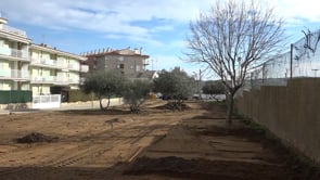 La zona verda del passatge del camí ample esdevindrà un refugi climàtic