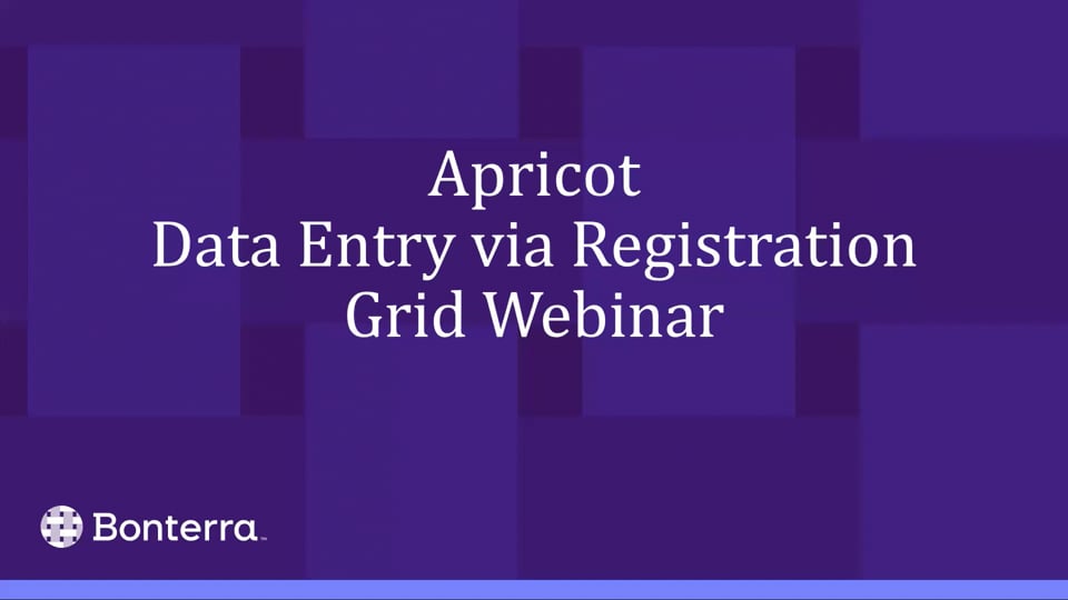 Entering Attendance via the Registration Grid