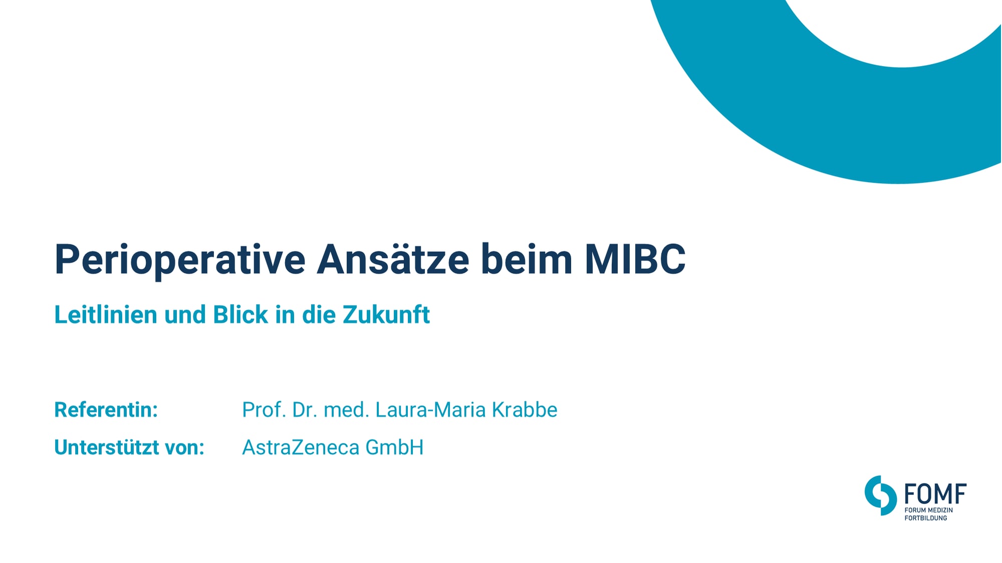 Perioperative Ansätze beim MIBC: Leitlinien und Blick in die Zukunft
