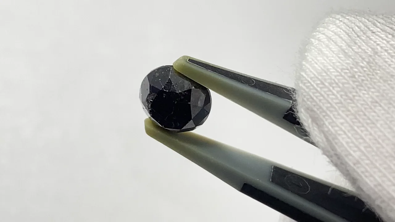ブラックダイヤモンド ルース ファセットカット 1粒 NO.217【1点もの 
