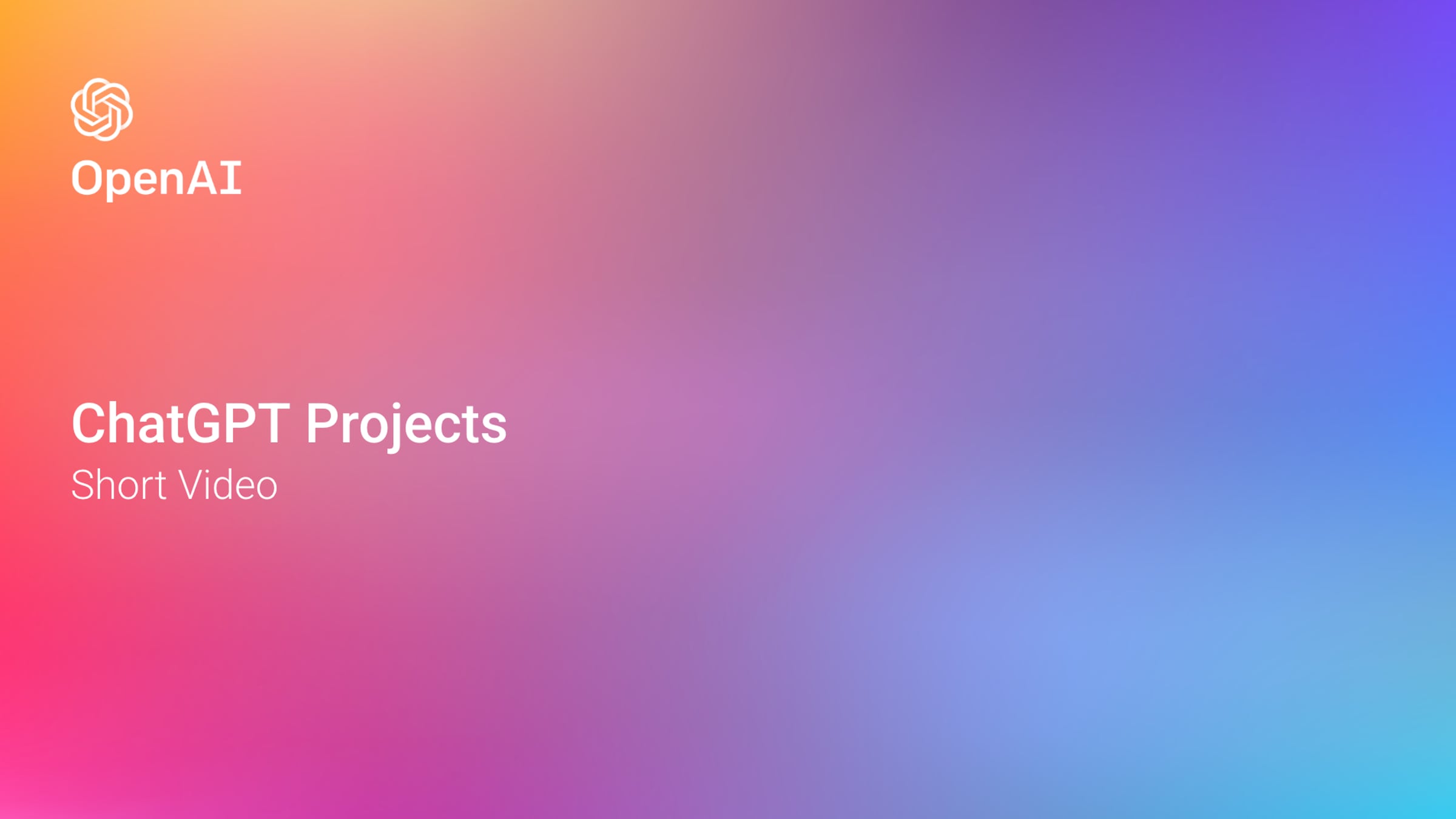 ChatGPT Projects | Videos & Movies on Vimeo