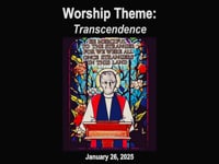 Worship for January 26, 2025