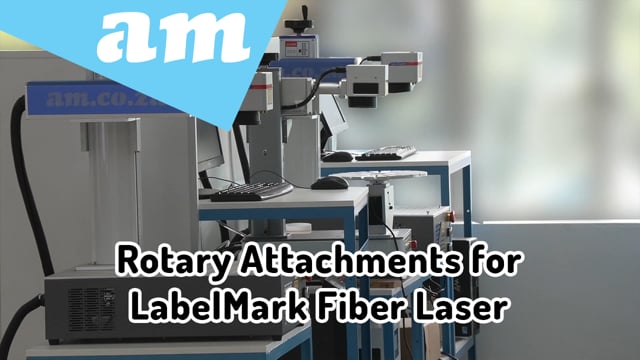 Four Different Types of Rotary Attachments for LabelMark Fiber Laser Marking Machines