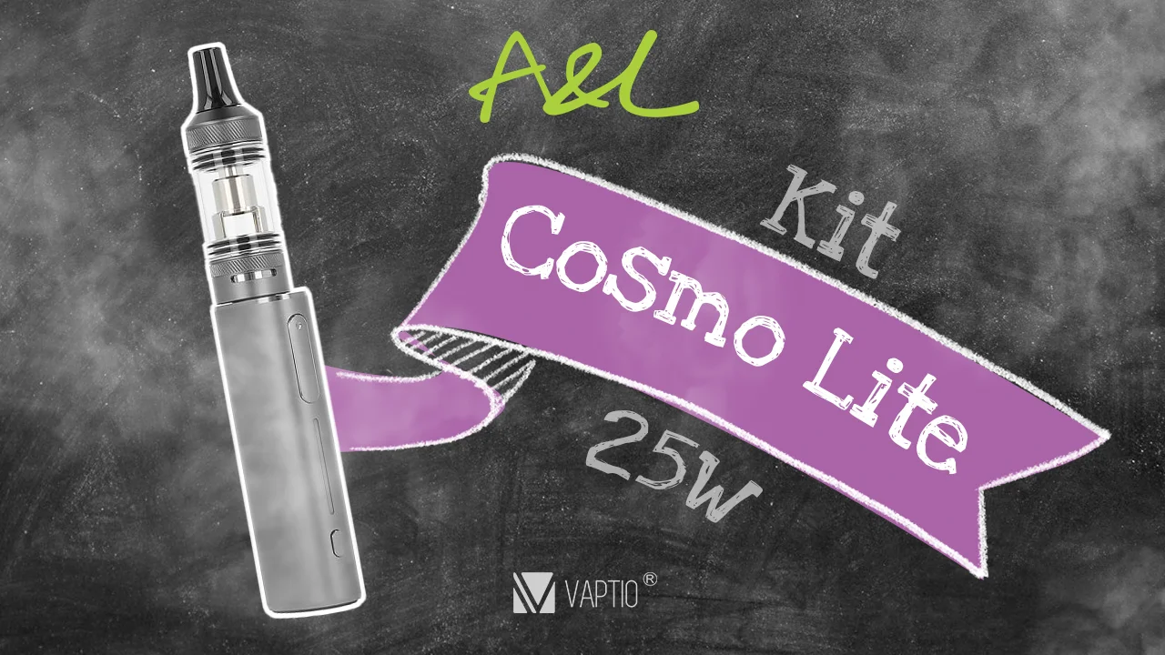 cosmo lite vaptio Kit Cosmo Lite Vaptio : Votre ecig simple avec batterie intégrée 1150mAh main image 1