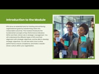 Module 01: Key Performance Indicators (KPIs) and Their Development