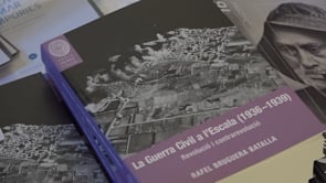 La presentació del llibre de Rafel Bruguera sobre la Guerra Civil omple l'Alfolí