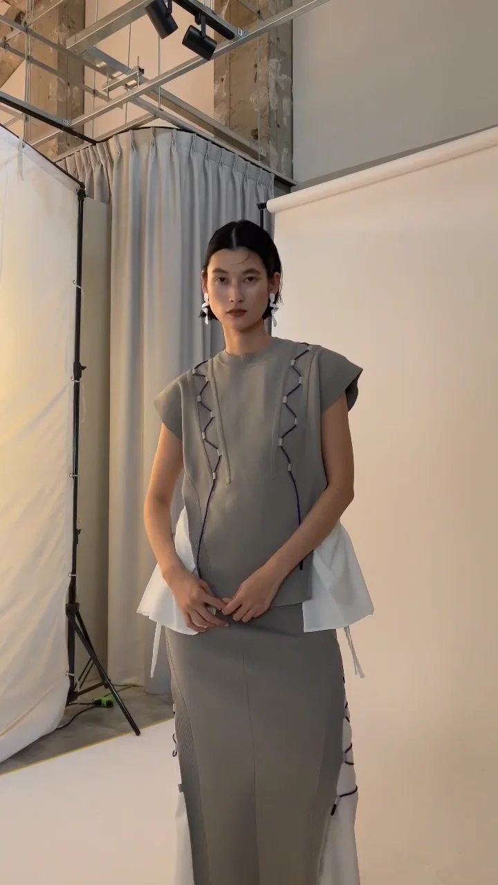 WAVE CODE KNIT TOPS【セットアップ着用可能】 | ニット