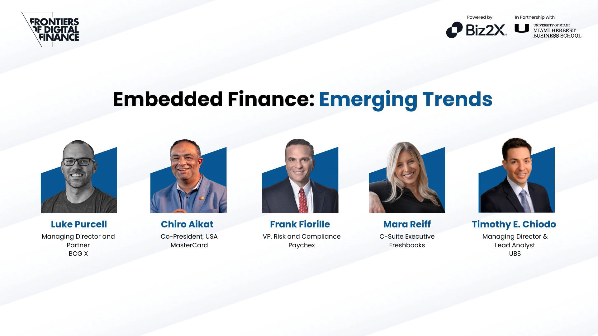 Full Panel: Embedded Finance: Emerging Trends