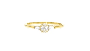 .25 ct. t.w. Lab-Grown Diamond Ring in 14kt Yellow Gold