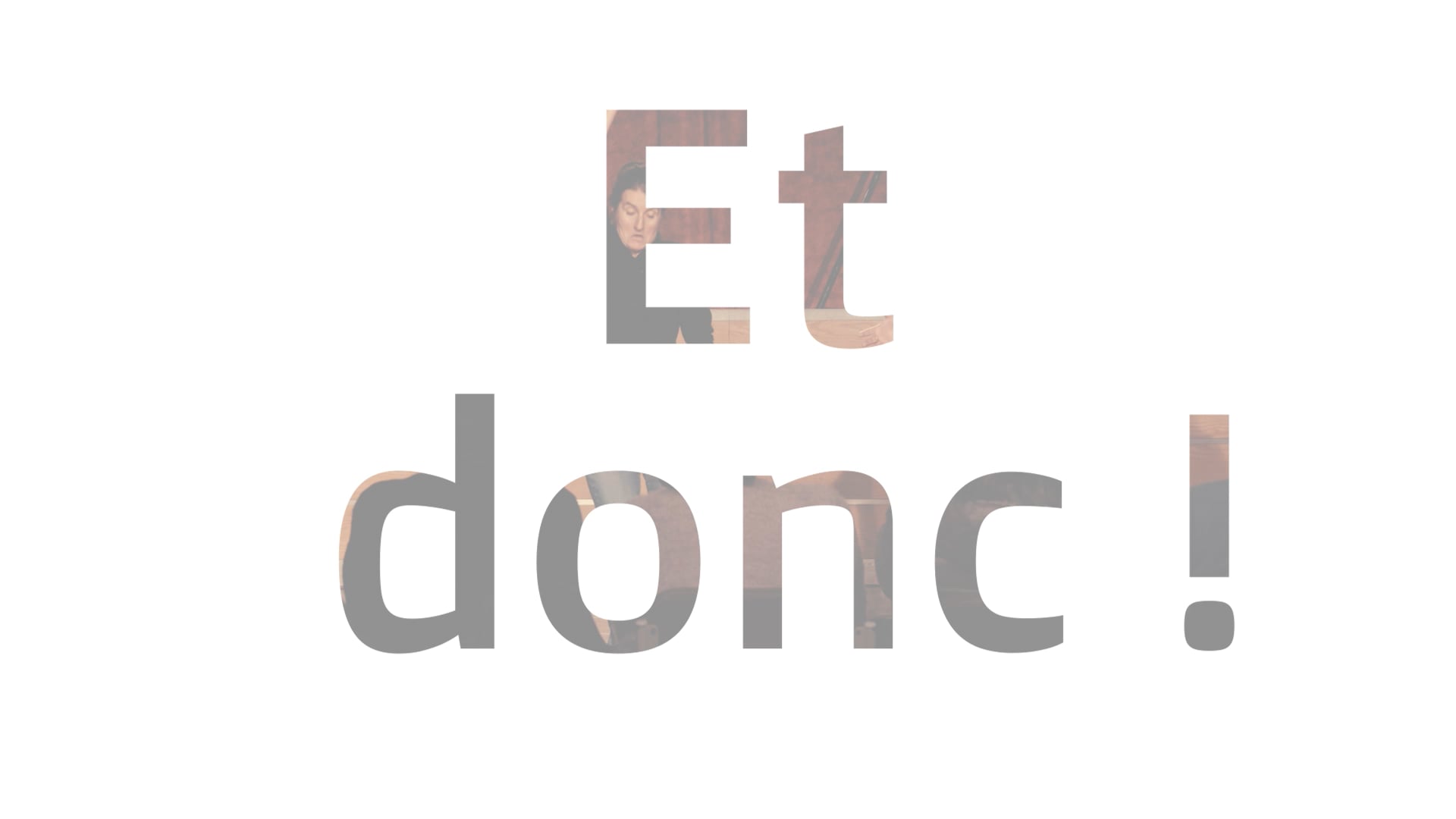 "Et donc !" de Cécile Loyer et Violaine Schwartz