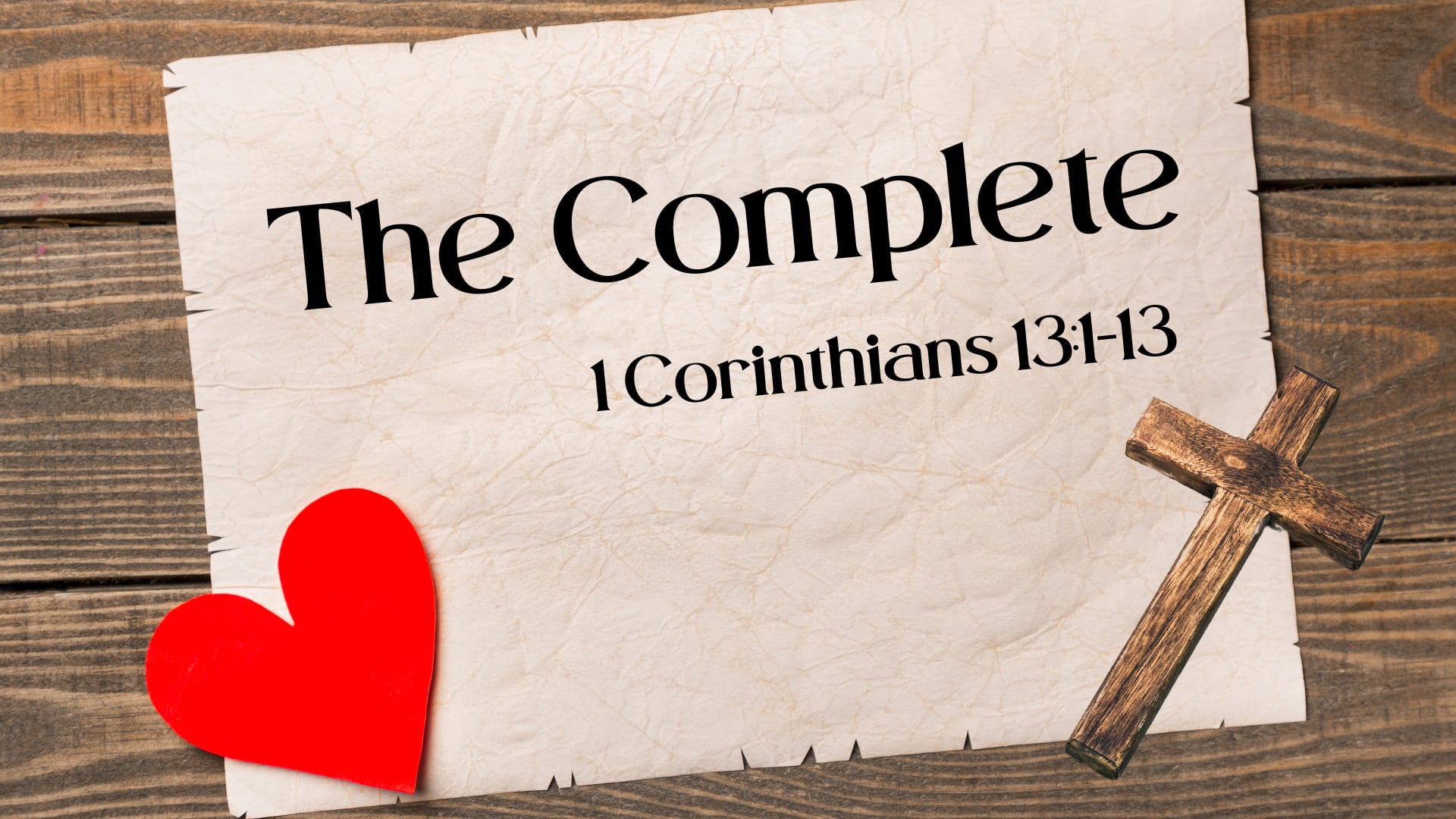 Sunday February 2, 9:30am "The Complete"