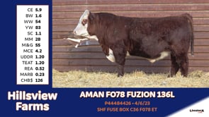 Lot #136L - AMAN F078 FUZION 136L