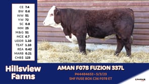 Lot #337L - Aman f078 fuzion 337l