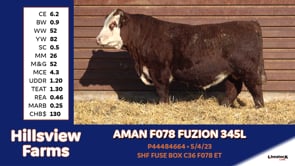 Lot #345L - AMAN F078 FUZION 345L