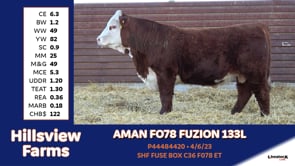 Lot #133L - AMAN F078 FUZION 133L
