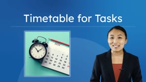 Timetable for Tasks