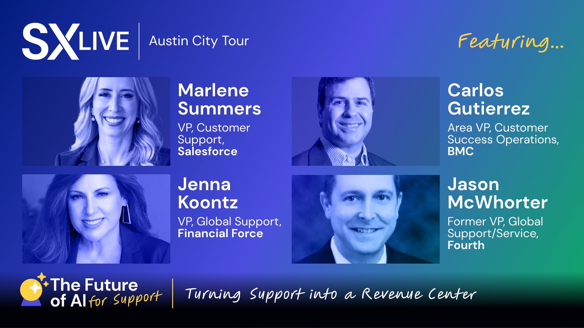 SX Live Austin 2023: Turning Support into a Revenue Center