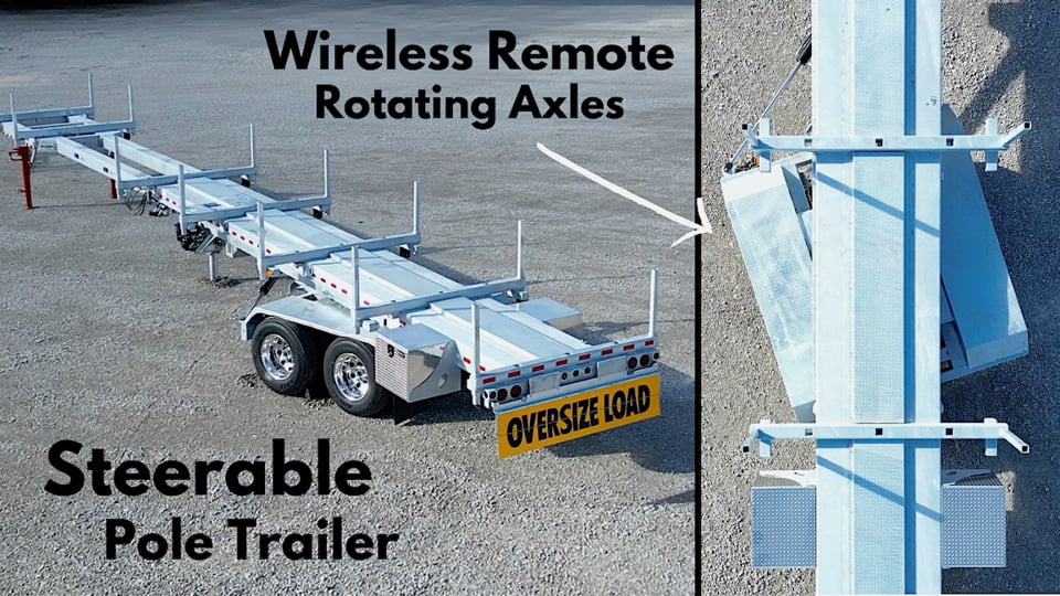 Steerable Pole Trailer