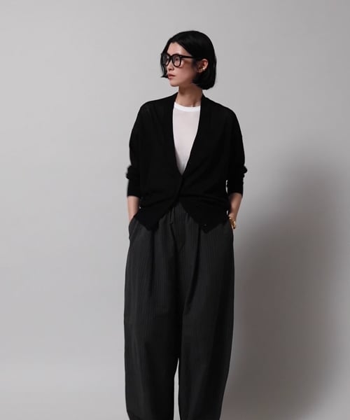 コットンリネンストライプドロストパンツ | [公式]カレンソロジー  