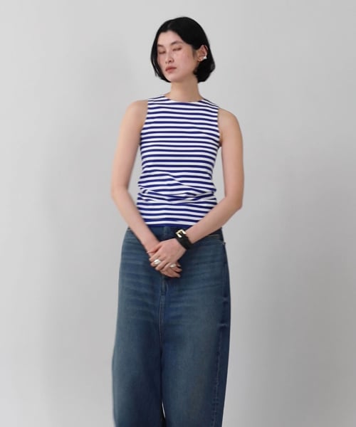 Curensology｜<&RC>ボーダータンクトップ | Rakuten Fashion