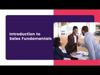 Module 01: Fundamentals of Sales