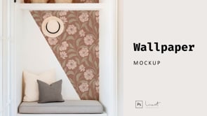 Boho Entryway Wallpaper Mockup, a Household Mockup by LinnestCreative (Thumbnail 5 of 5)